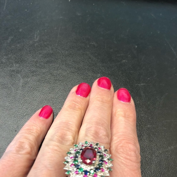 Multicolored Fashion Ring - Picture 7 of 9